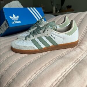 COPY - sage green adidas sambas NWT